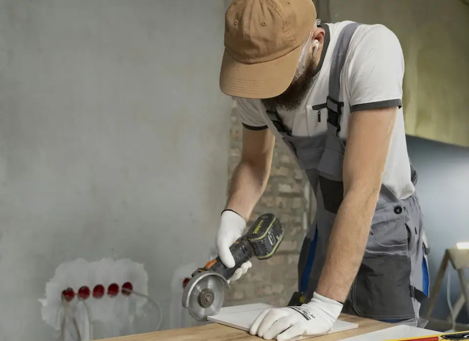 Hacking and demolition works