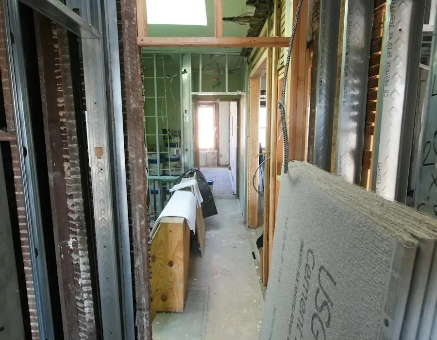 Ceiling and partition removal